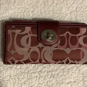 Trifold check book wallet